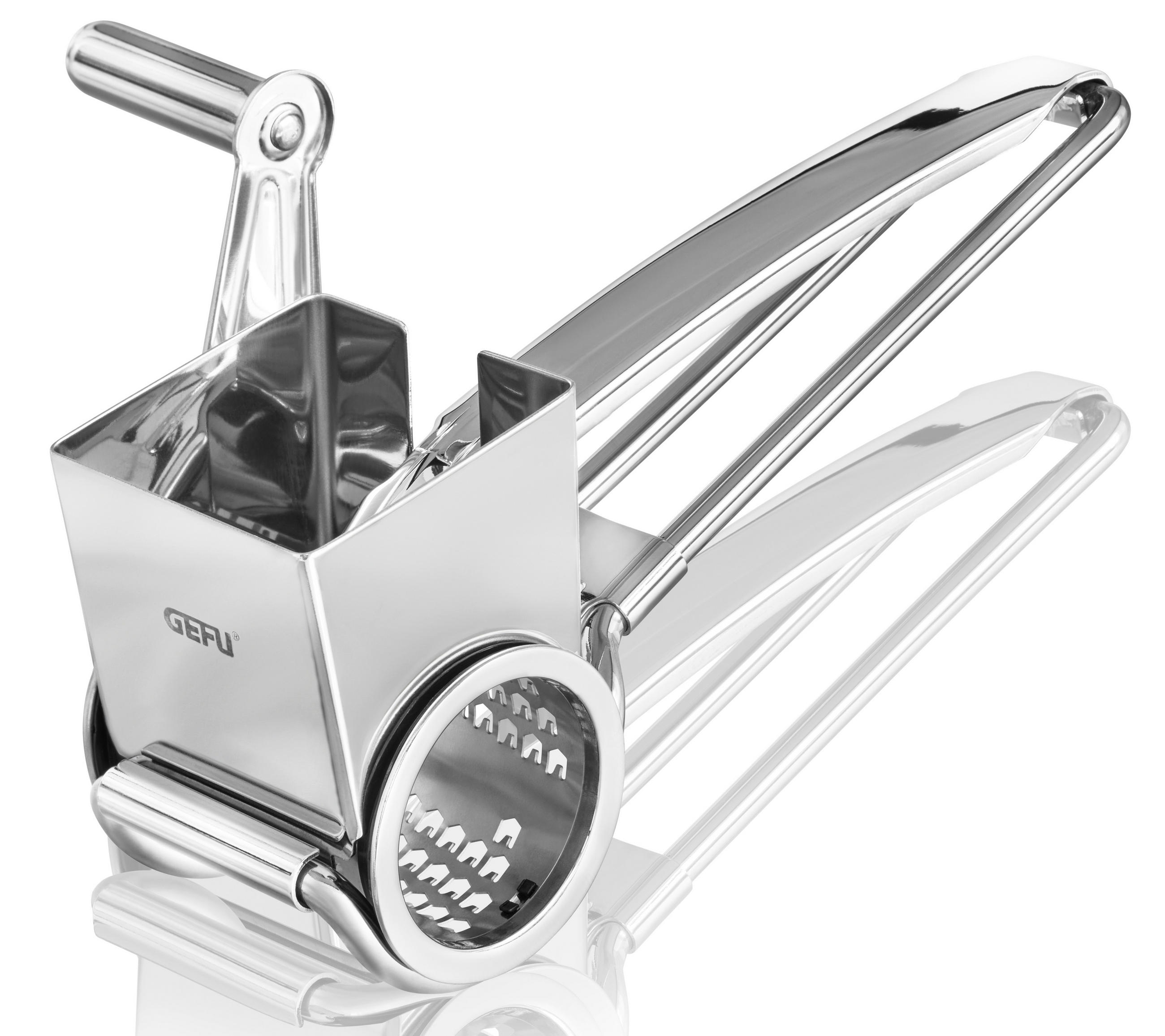 KÄSEREIBE QUESO  - Silberfarben, MODERN, Kunststoff/Metall (19,5/11,9/7,8cm) - Gefu