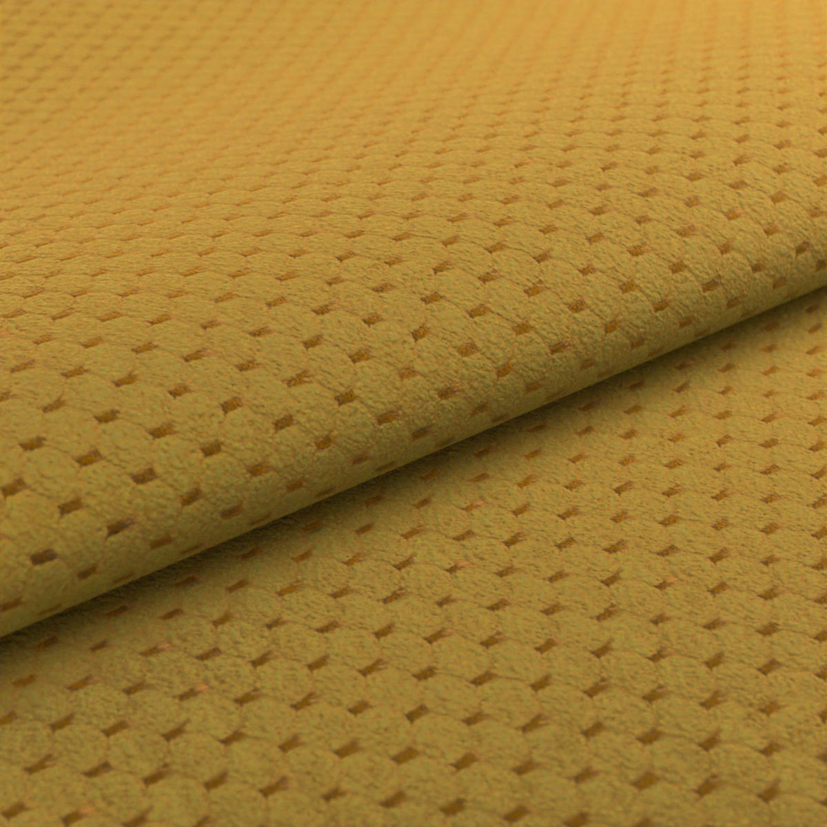 ECKSOFA Senfgelb Chenille  - Chromfarben/Senfgelb, KONVENTIONELL, Textil/Metall (312/234cm) - Livetastic