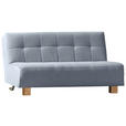 SCHLAFSOFA Juice in Hellblau  - Naturfarben/Hellblau, Design, Holz/Textil (165/92/102cm) - Novel