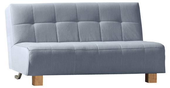 SCHLAFSOFA Juice in Hellblau  - Naturfarben/Hellblau, Design, Holz/Textil (165/92/102cm) - Novel
