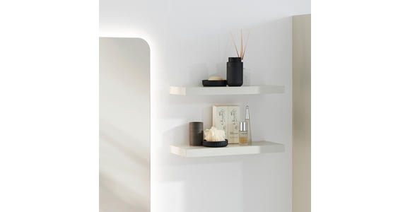 BADEZIMMER in 120 cm - Naturfarben, Design, Glas/Holzwerkstoff (120cm) - Dieter Knoll