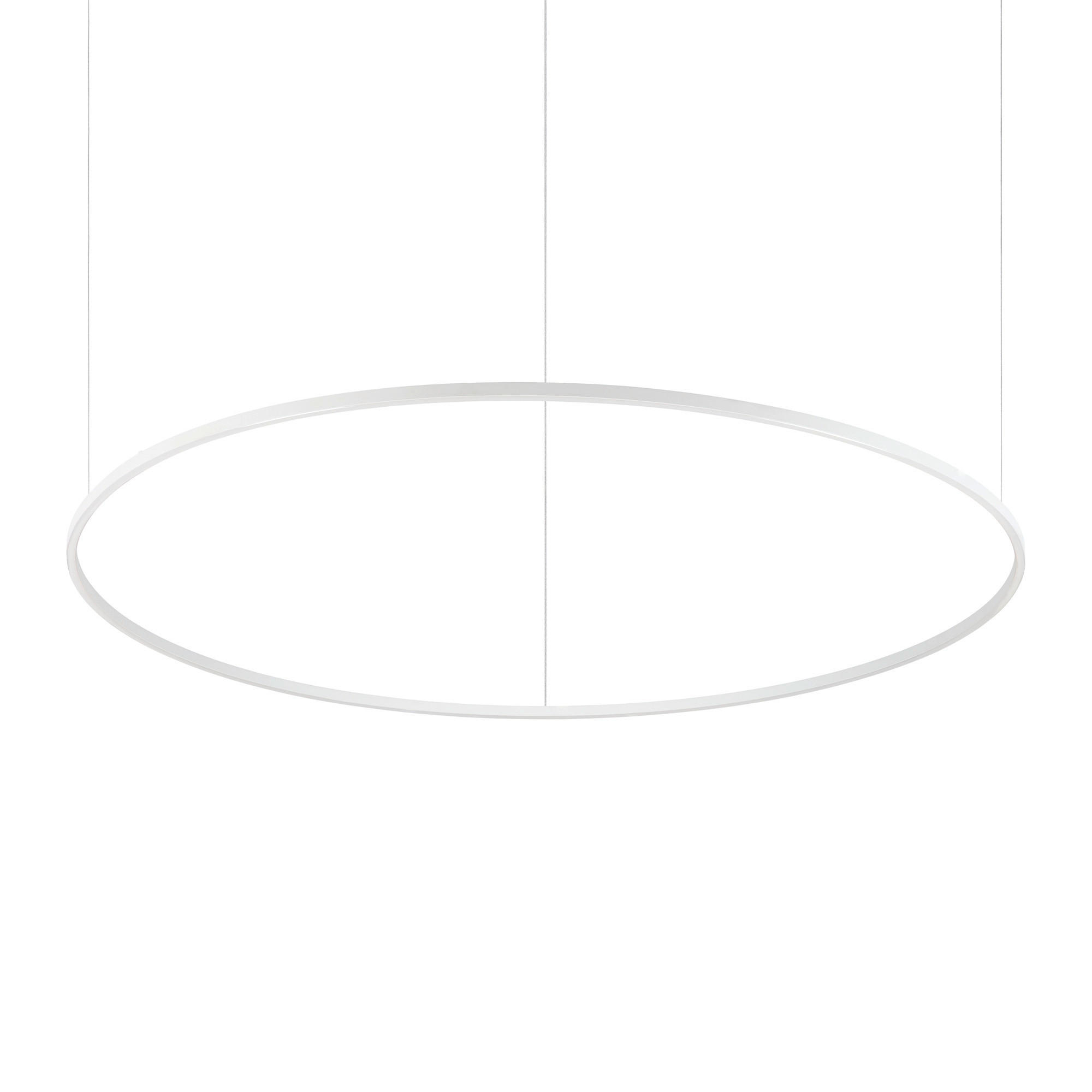 LED-HÄNGELEUCHTE  150/27,5/202,5 cm    - Weiß, Design, Kunststoff/Metall (150/27,5/202,5cm) - Ideal Lux