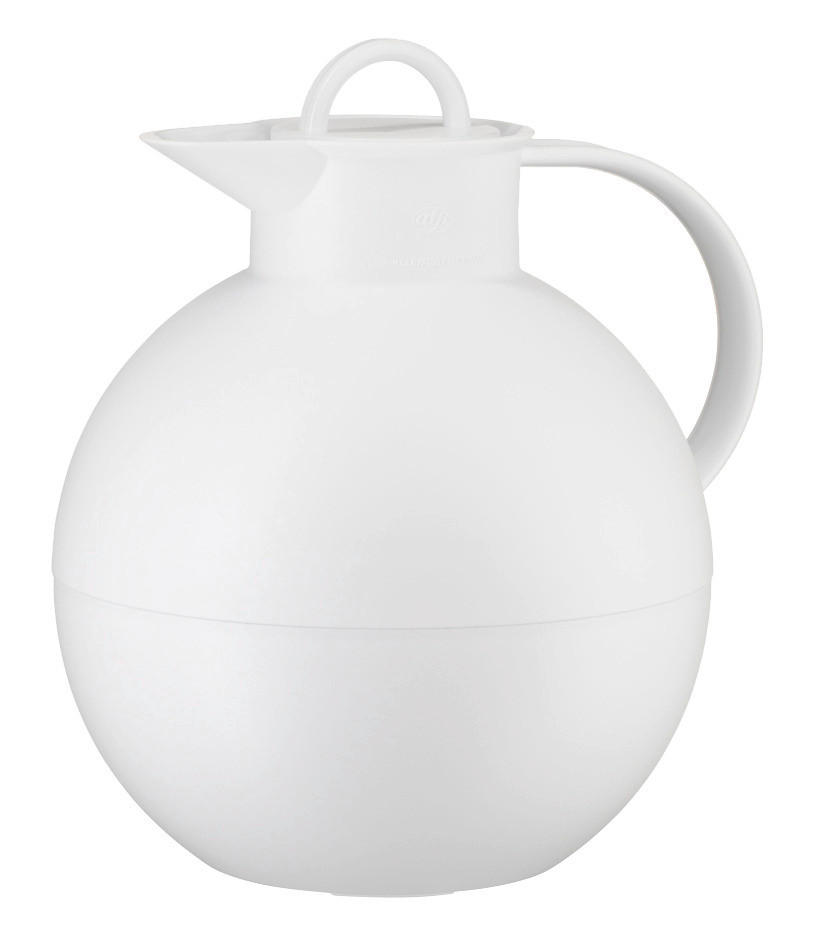 ISOLIERKANNE KUGEL 0,94 L  - Weiß, KONVENTIONELL, Kunststoff (0,94l) - Alfi