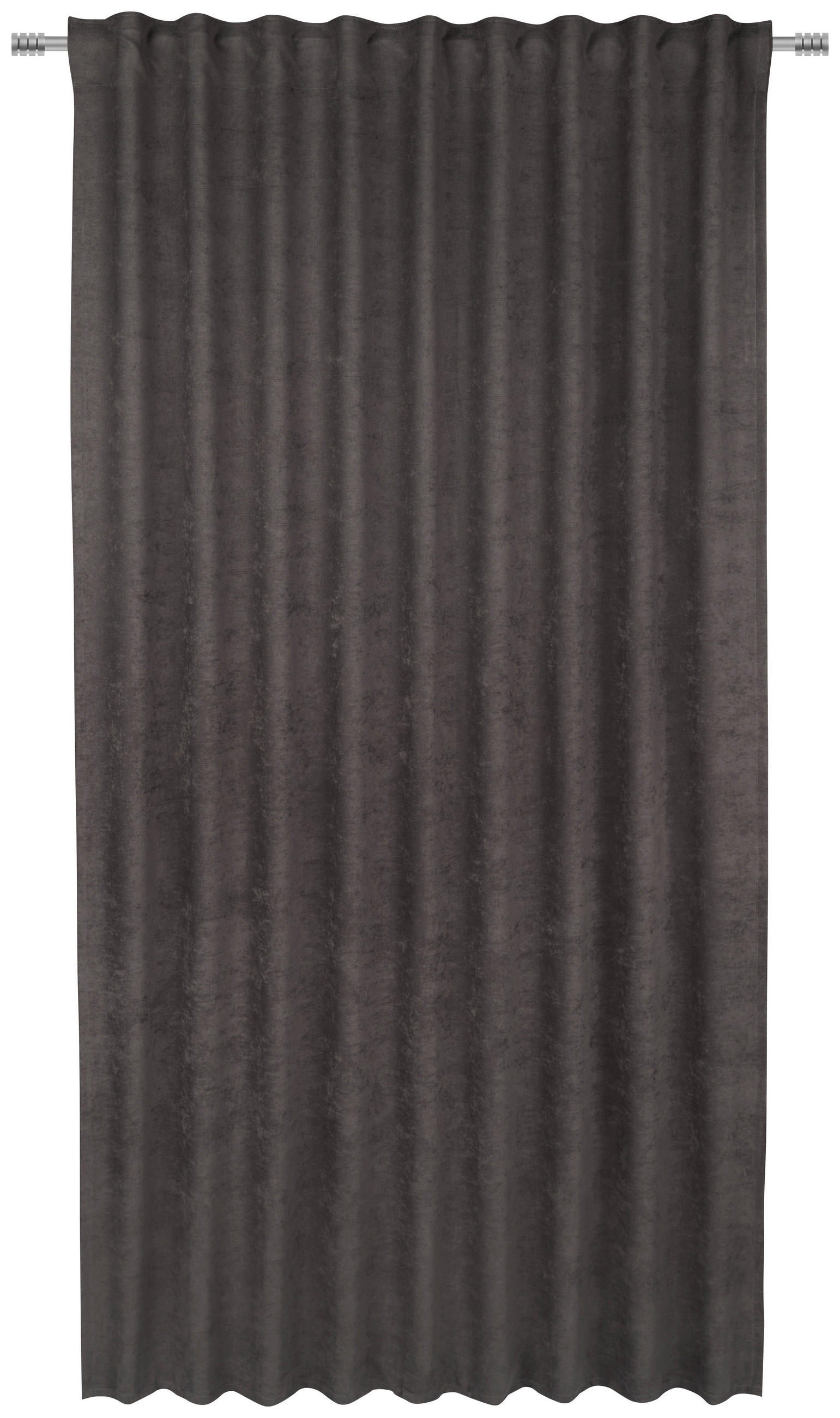 FERTIGVORHANG blickdicht  - Dunkelgrau, Konventionell, Textil (140/175cm) - Esposa