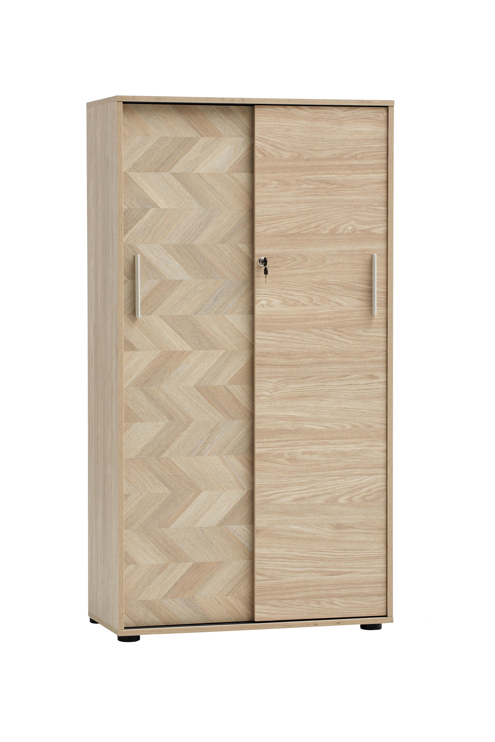 AKTENSCHRANK Eichefarben  - Eichefarben, MODERN, Holzwerkstoff (80,1/150/38,2cm) - MID.YOU