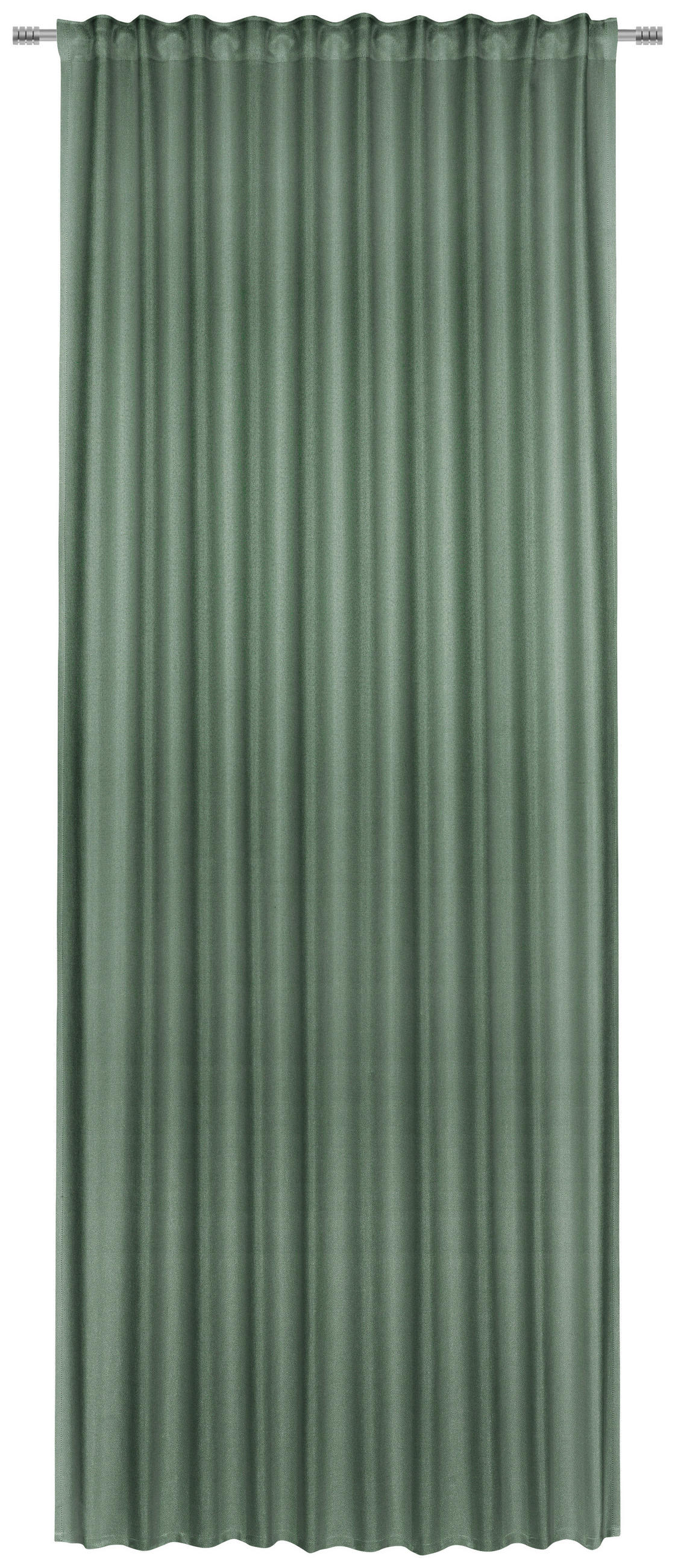 KÉSZFÜGGÖNY sötétítő  - smaragdzöld, Konventionell, textil (140/245cm) - Dieter Knoll