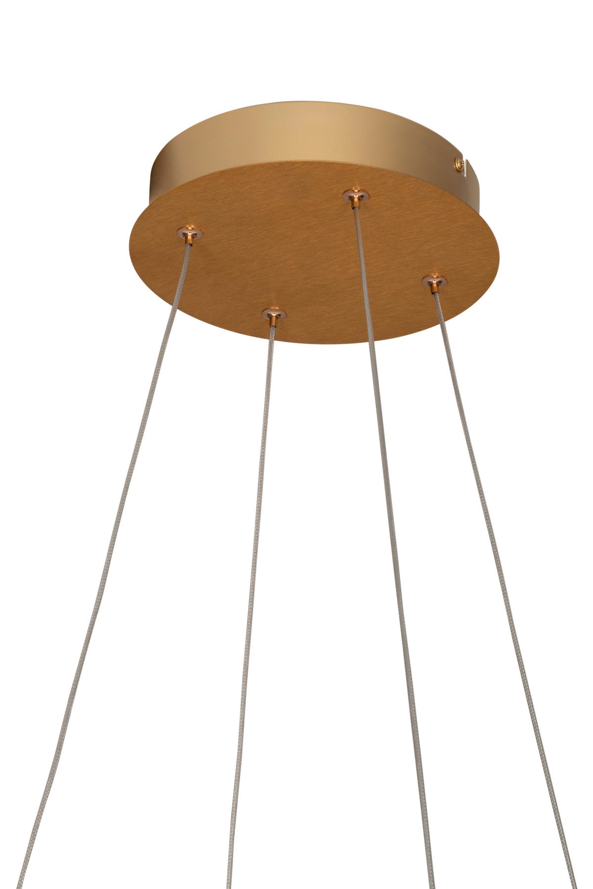 ZÁVESNÉ LED SVIETIDLO, 63/64/150 cm  - zlatá, Design, kov (63/64/150cm) - Dieter Knoll