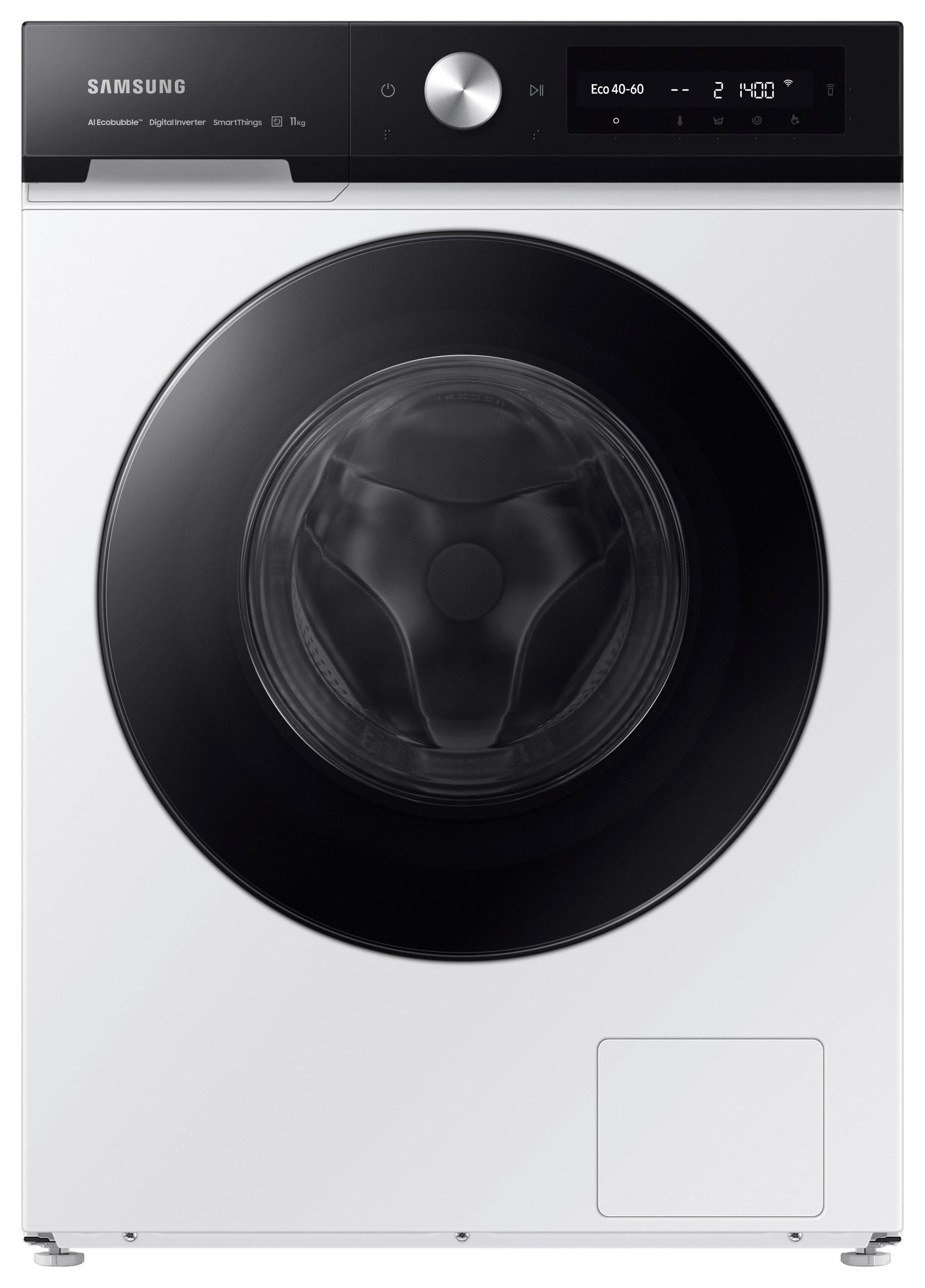 WASCHMASCHINE WW11BB504AAWS2   - Schwarz/Weiß, Basics, Kunststoff/Metall (60/85/60cm) - Samsung
