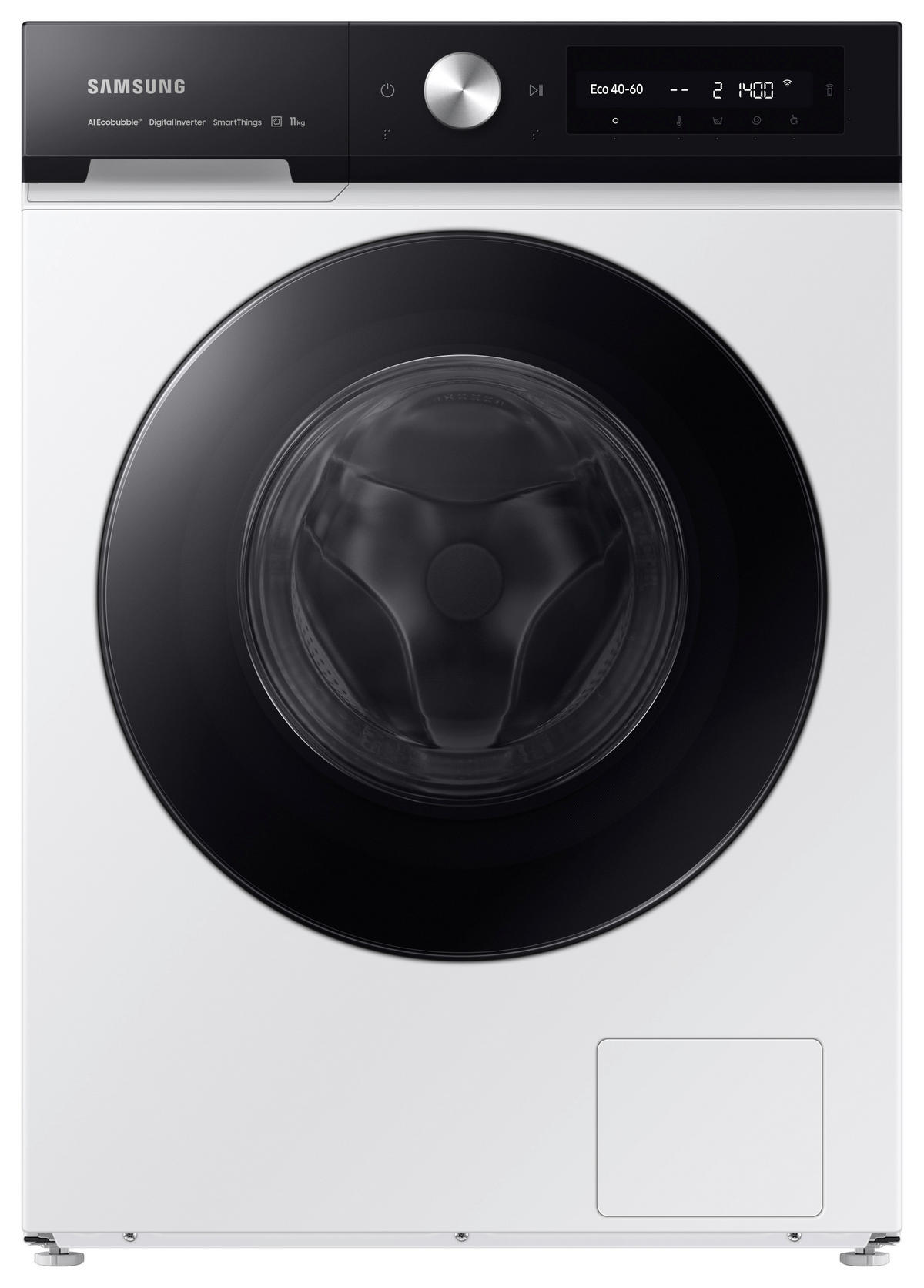 WASCHMASCHINE WW11BB504AAWS2   - Schwarz/Weiß, Basics, Kunststoff/Metall (60/85/60cm) - Samsung