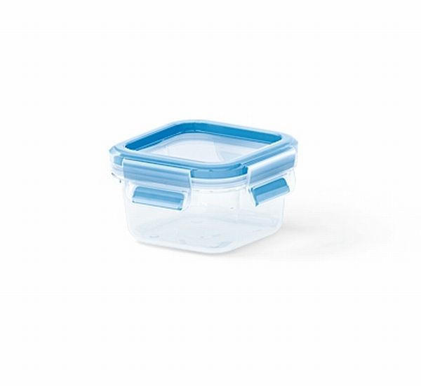 FRISCHHALTEDOSE CLIP & CLOSE 0,20 L - Blau/Transparent, Basics, Kunststoff (10,2/5,9/10,2cm) - Emsa