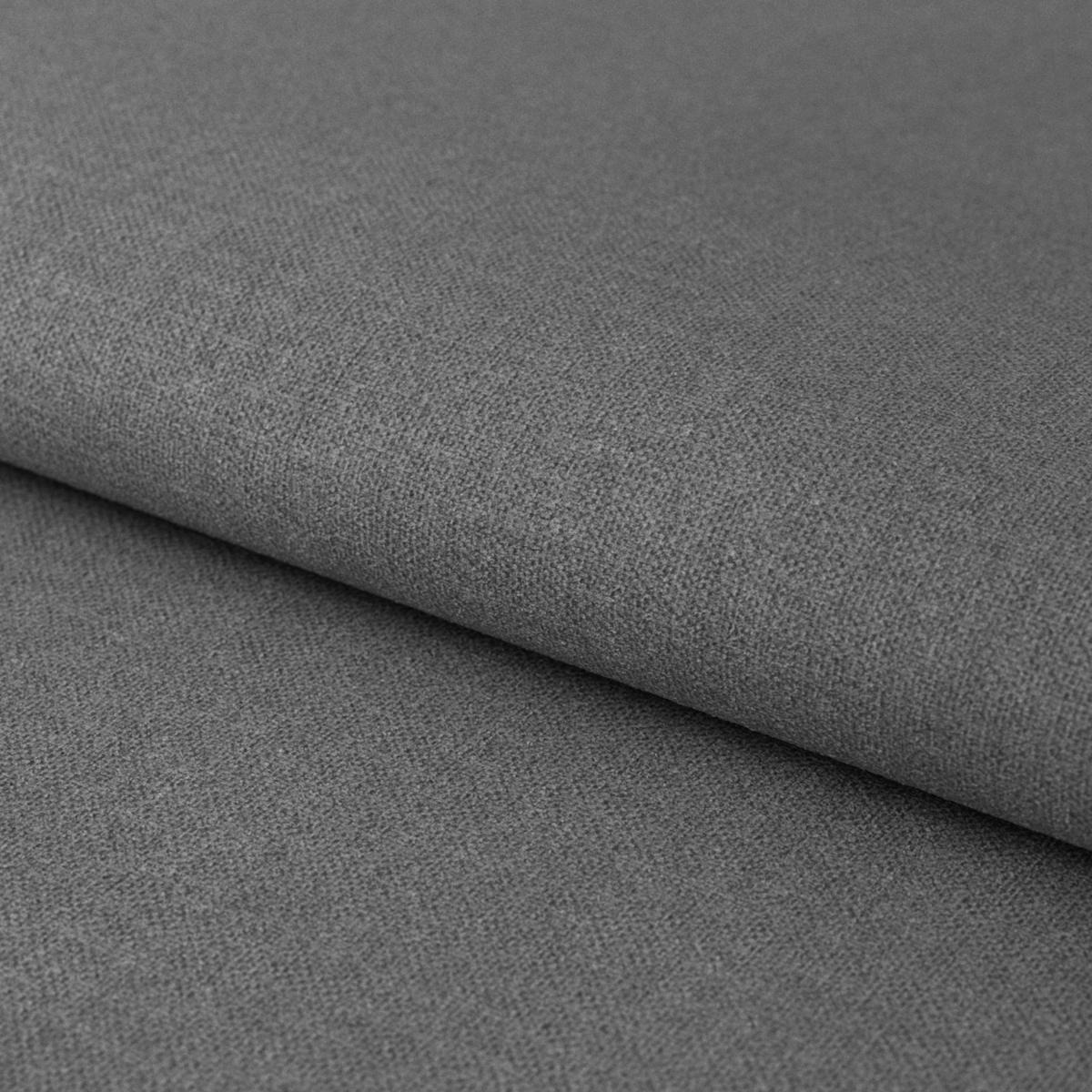 WOHNLANDSCHAFT Dunkelgrau Webstoff  - Dunkelgrau/Schwarz, MODERN, Kunststoff/Textil (233/311cm) - MID.YOU