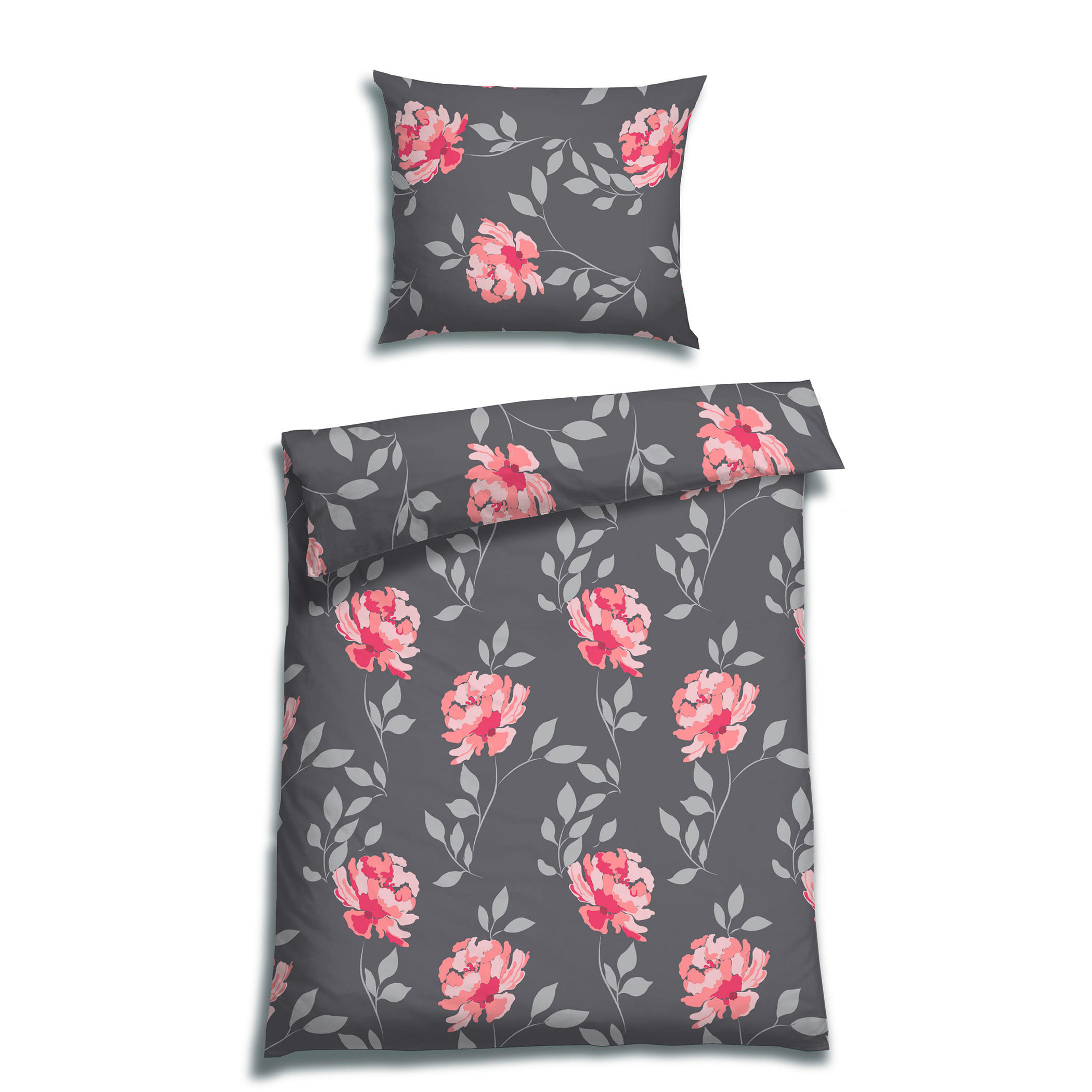 BETTWÄSCHE Seersucker 140/200 cm  - Multicolor/Grau, Basics, Textil (140/200cm) - Florella