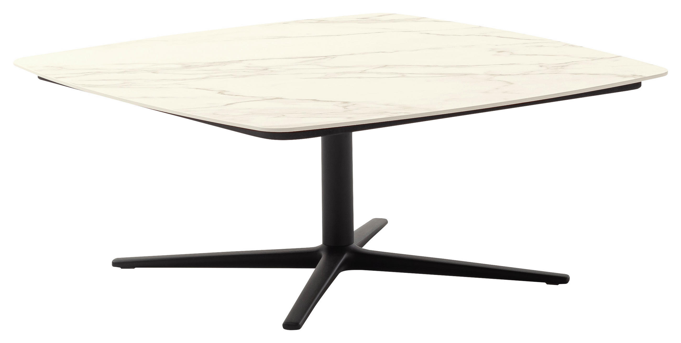 COUCHTISCH in Metall, Keramik 83/83/35 cm  - Anthrazit/Beige, Basics, Keramik/Metall (83/83/35cm) - Schöner Wohnen