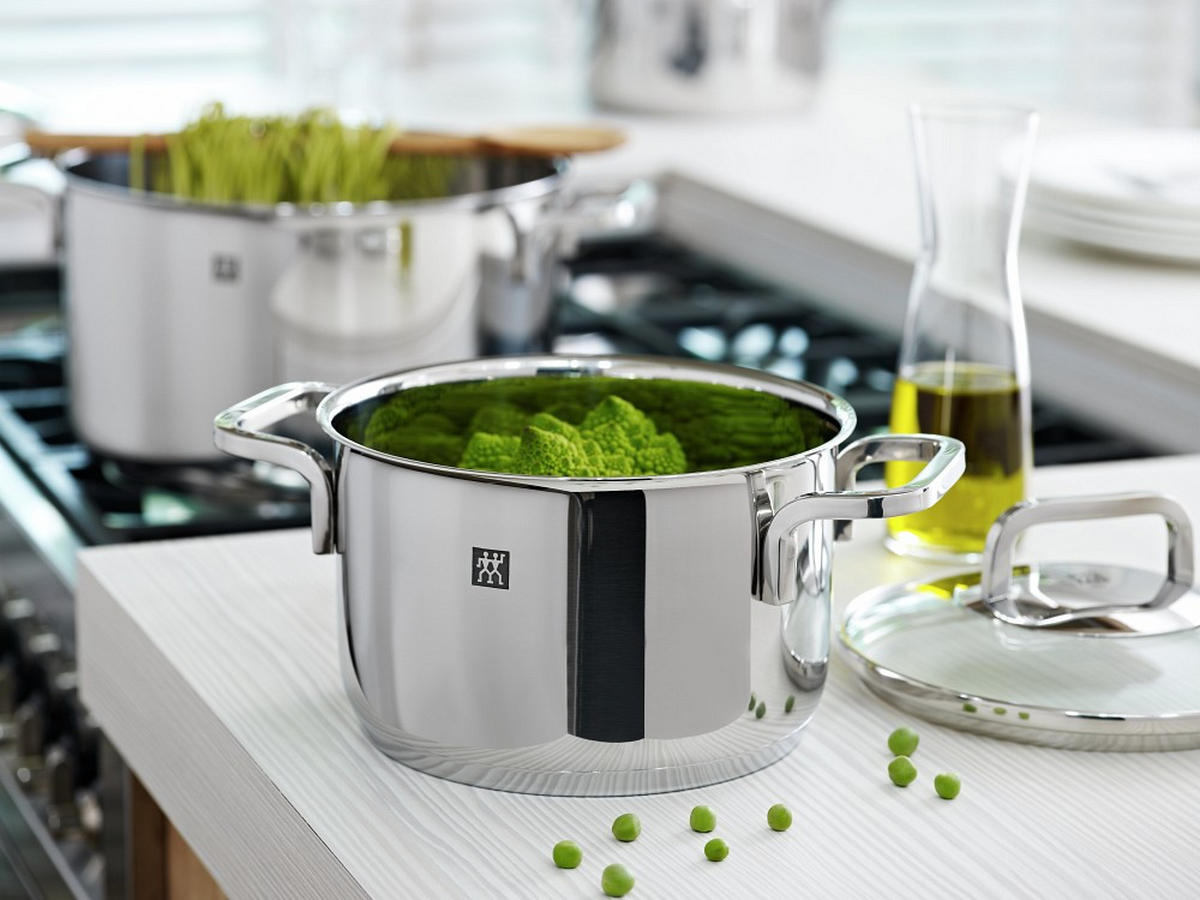 KOCHTOPFSET QUADRO 5-teilig  - Edelstahlfarben, Basics, Metall - Zwilling