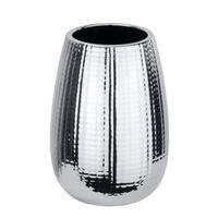 FOGKEFETARTÓ POHÁR kerámia  - krómszínű, Basics, kerámia (8,3/11,6cm) - Wenko