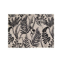 FUSSMATTE - Dunkelgrau/Creme, Trend, Textil (50/70cm) - Schöner Wohnen