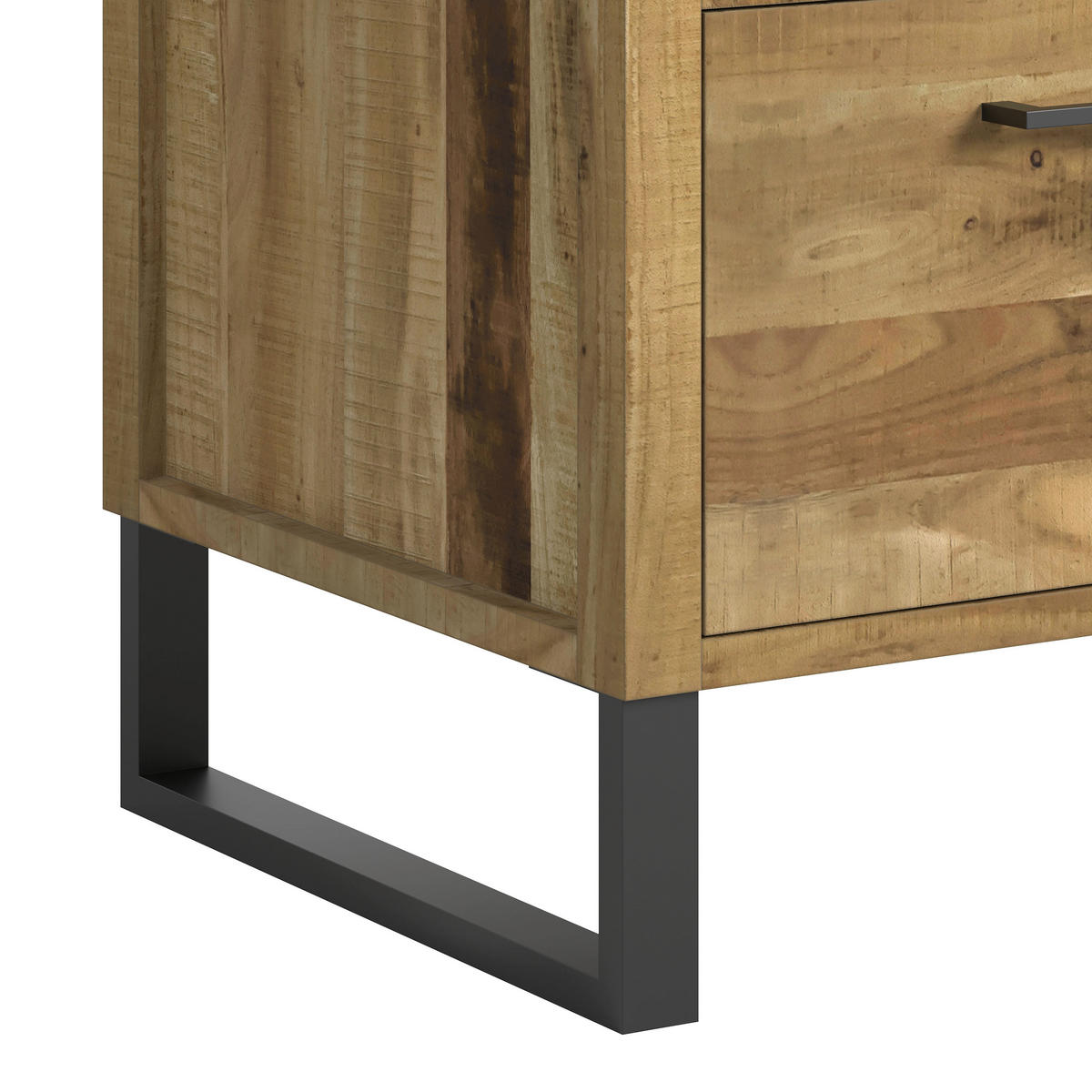 WASCHBECKENUNTERSCHRANK 79/64/39 cm  - Anthrazit/Schwarz, Natur, Holz/Metall (79/64/39cm) - Livetastic
