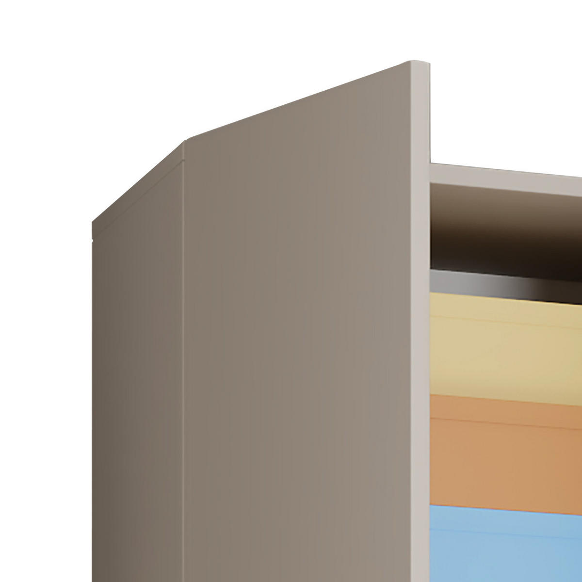 MEHRZWECKSCHRANK 70/200/39 cm  - Schwarz/Grau, Modern, Holzwerkstoff/Kunststoff (70/200/39cm) - MID.YOU
