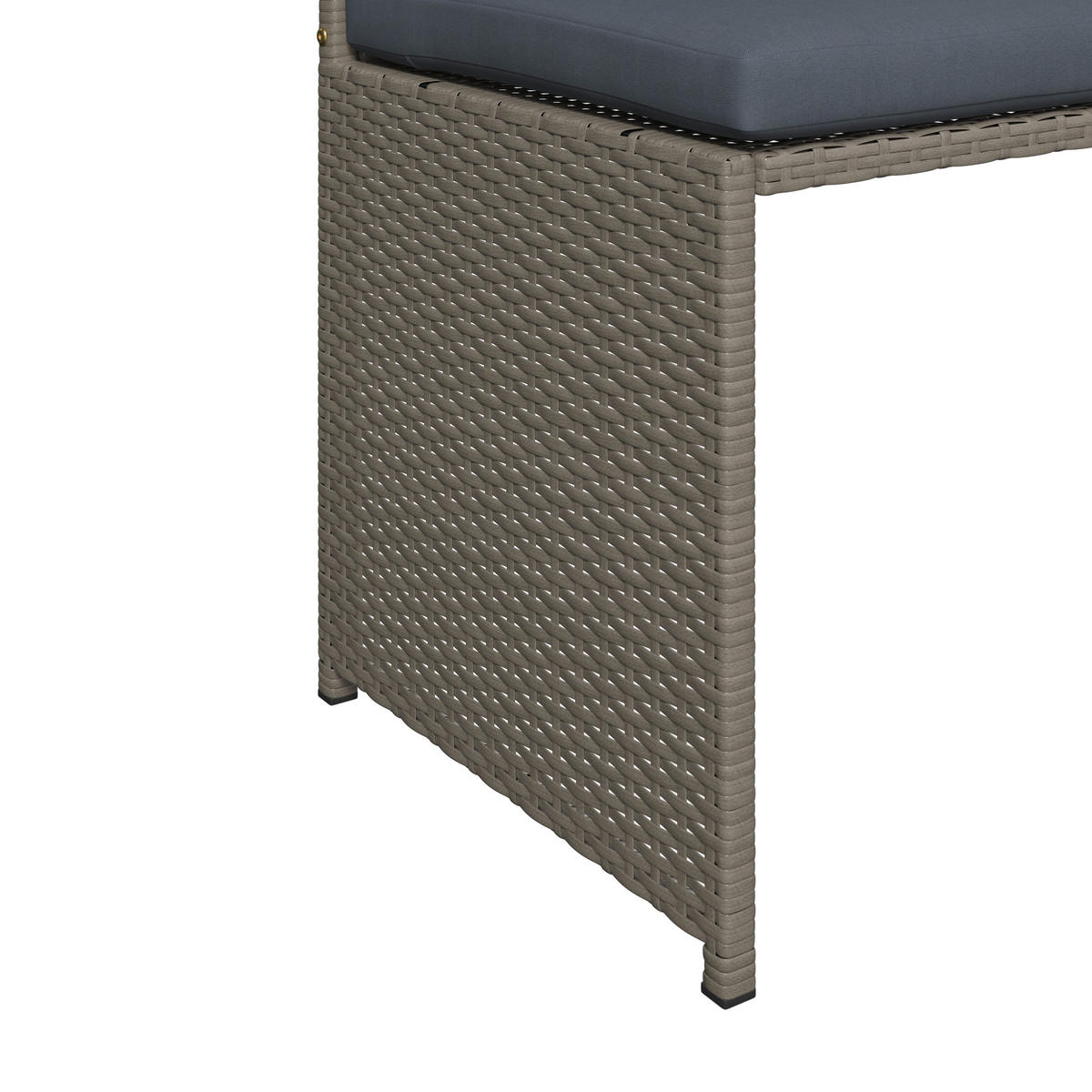 GARTENSET  - Grau, MODERN, Textil/Metall (115/92/74cm) - Ambia Garden