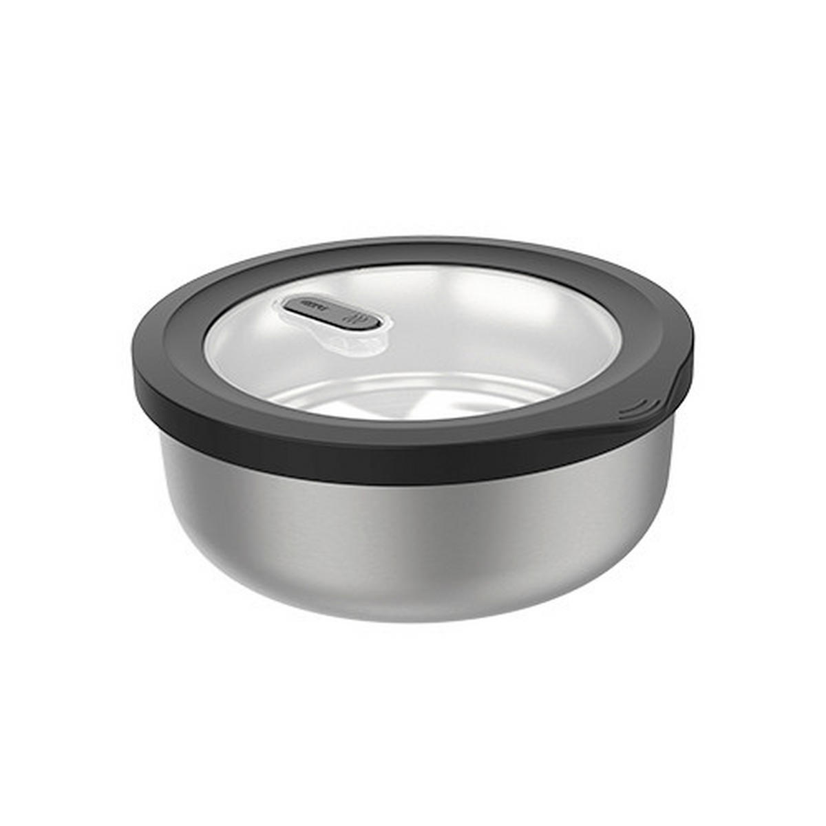 FRISCHHALTEDOSE PROVIDO 2 L  - Edelstahlfarben/Transparent, Basics, Kunststoff/Metall (20,6/9,1cm) - Gefu