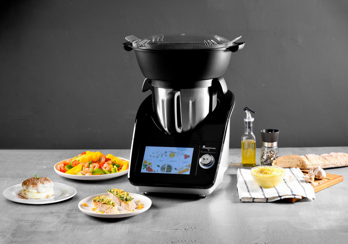 MULTICOOKER BY CARLO CRACCO  - Silberfarben/Schwarz, Trend, Metall (33.8/57/47.7cm)