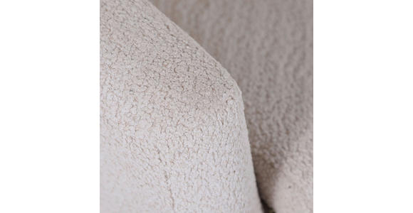 SESSEL Bouclé Creme - Buchefarben/Creme, Design, Holz/Textil (73/73/66cm) - Carryhome