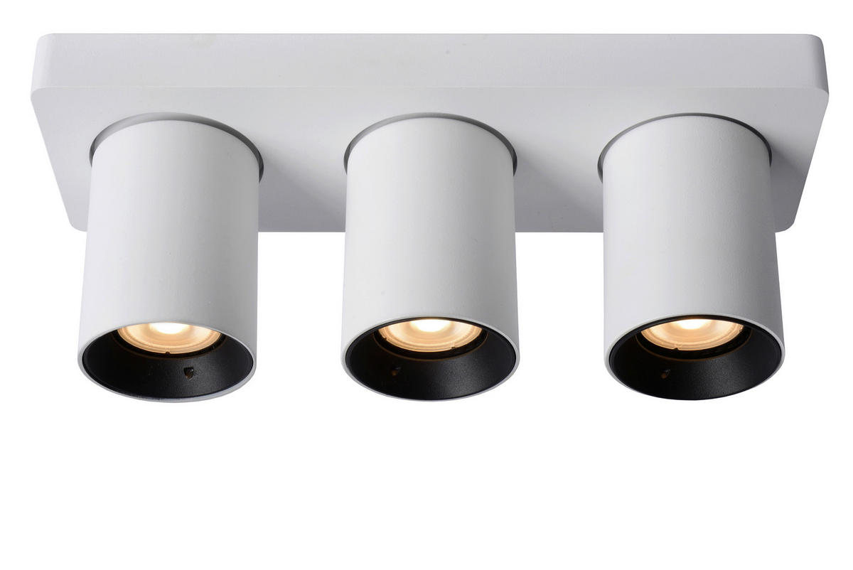 LED-STRAHLER Nigel 30/10/11.5 cm   - Weiß, KONVENTIONELL, Metall (30/10/11.5cm) - Lucide
