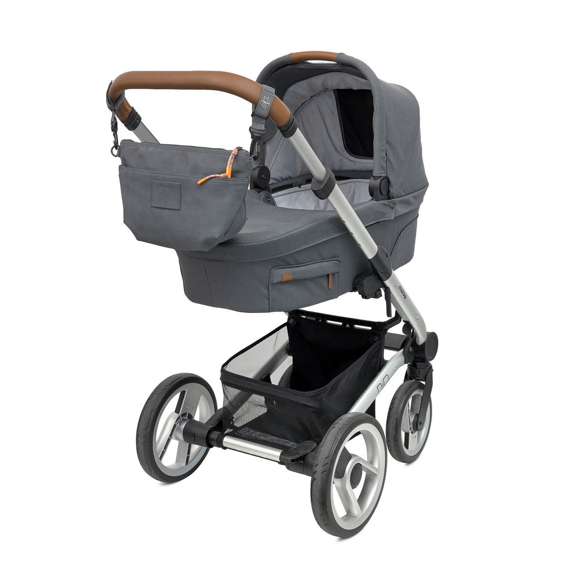 SCHULTERTASCHE  - Anthrazit, Basics, Textil (36/13/19cm) - Lässig