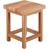 Universalhocker Echtholz  - Eichefarben, Basics, Holz (30/40/30cm) - Gardenson