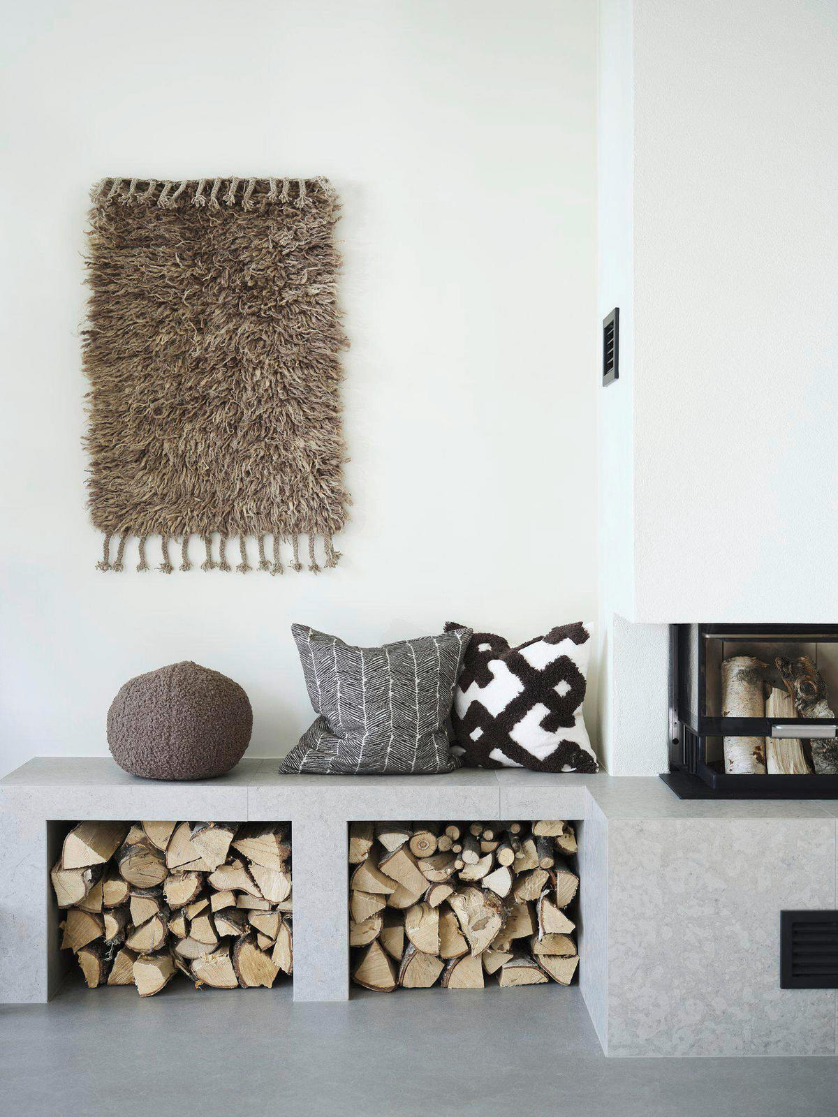 ZIERKISSEN Elsie 30/30 cm  - Braun, Design, Textil (30/30cm) - Svanefors