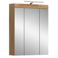 SPIEGELSCHRANK 60/79/18 cm  - Eiche Artisan, Trend, Glas/Holzwerkstoff (60/79/18cm) - MID.YOU