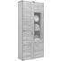 VITRINE in Holz, Holzwerkstoff - Eichefarben/Dunkelbraun, KONVENTIONELL, Glas/Holz (89/205,1/37,7cm) - Voleo VITRINE in Holz, Holzwerkstoff - Eichefarben/Dunkelbraun, KONVENTIONELL, Glas/Holz (89/205,1/37,7cm) - Voleo