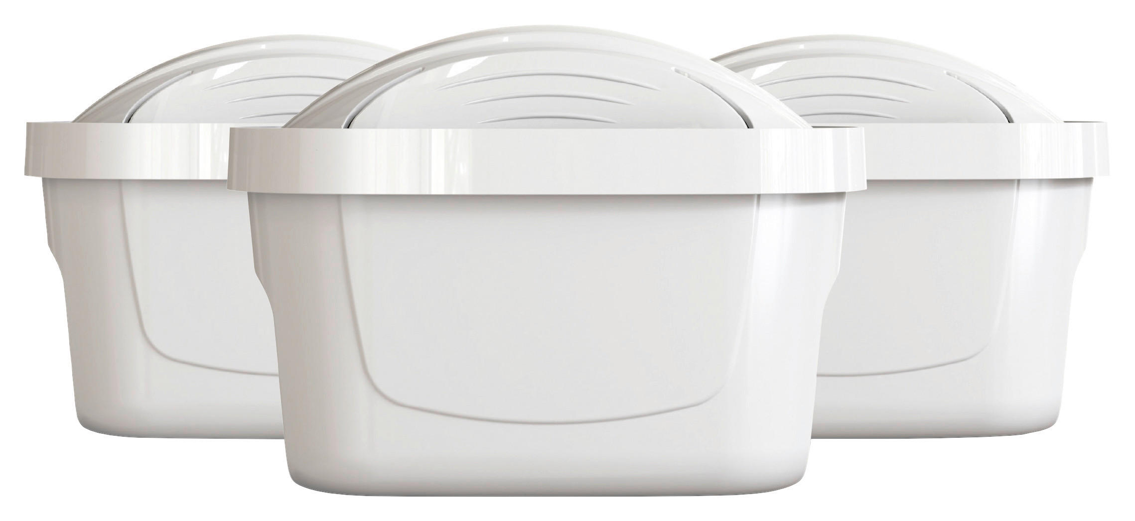 FILTERKARTUSCHE 3er Pack Weiß  - Weiß, Basics, Kunststoff - Sodapop