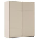 SCHWEBETÜRENSCHRANK  in Champagner  - Champagner, KONVENTIONELL, Holzwerkstoff/Metall (201/223/68cm) - Novel