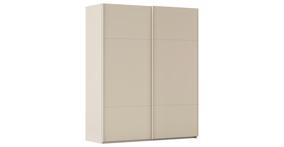 SCHWEBETÜRENSCHRANK  in Champagner  - Champagner, KONVENTIONELL, Holzwerkstoff/Metall (201/223/68cm) - Novel