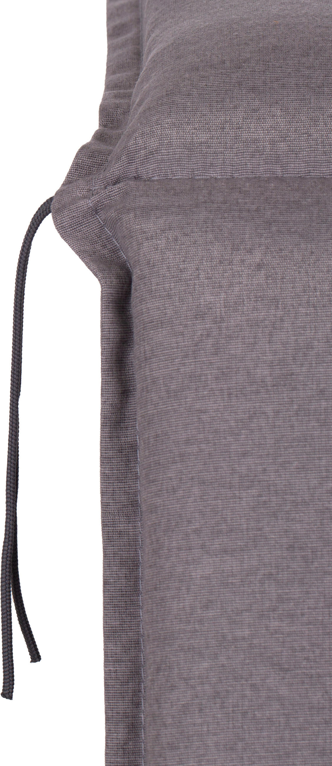 SESSELAUFLAGE in Grau Uni  - Grau, Basics, Textil (118/46/8cm) - Gardenson