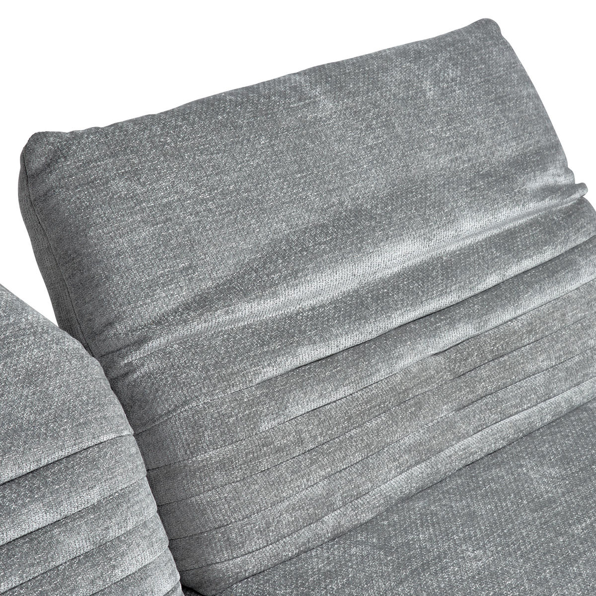 ROHOVÁ SEDAČKA, textil, šedá - šedá/černá, Design, kov/textil (280/170-195cm) - Dieter Knoll