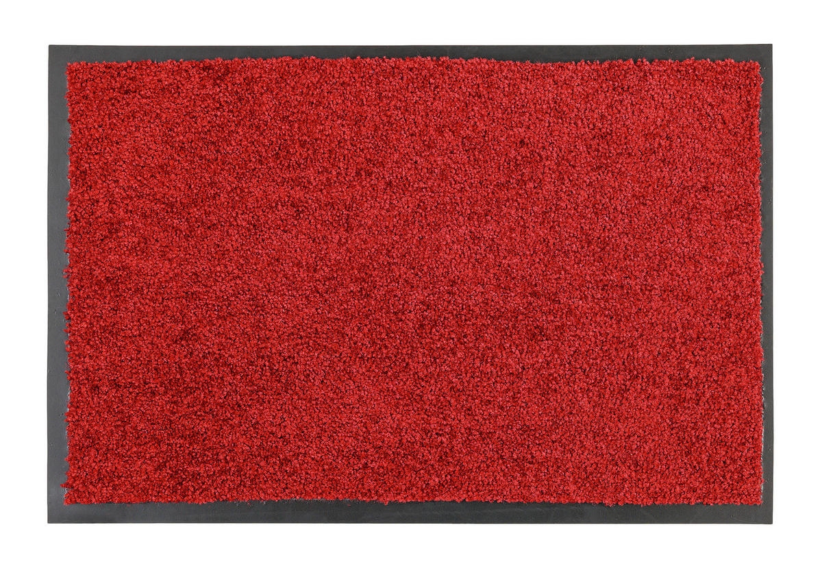 FUßMATTE  60/80 cm  Rot  - Rot, Basics, Textil (60/80cm) - Esposa