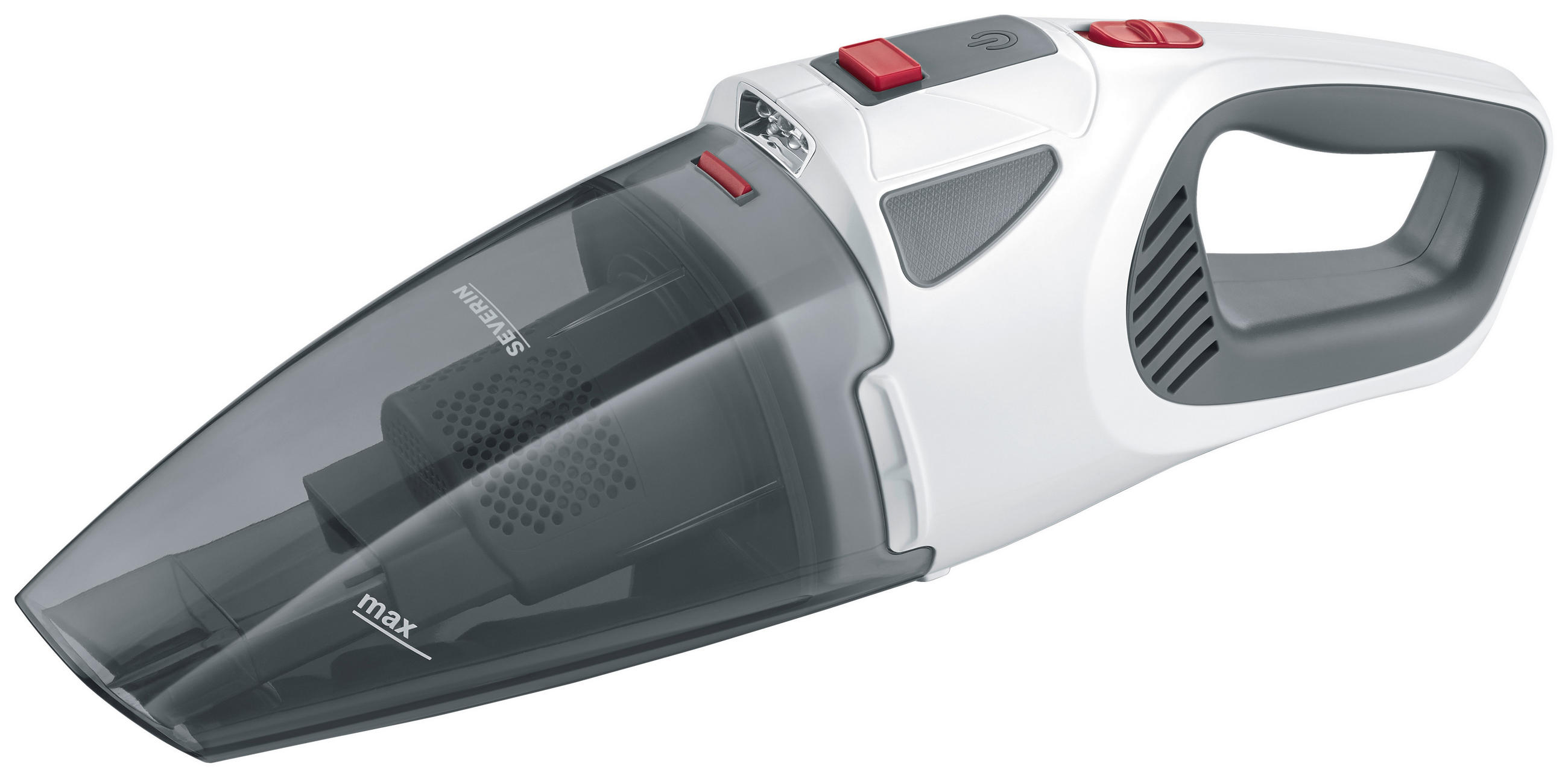 AKKU-BODENSTAUBSAUGER Severin 4 in 1 Akkuhandstaubsauger  - Weiß/Grau, Trend, Kunststoff (44/13,5/12,5cm) - Severin