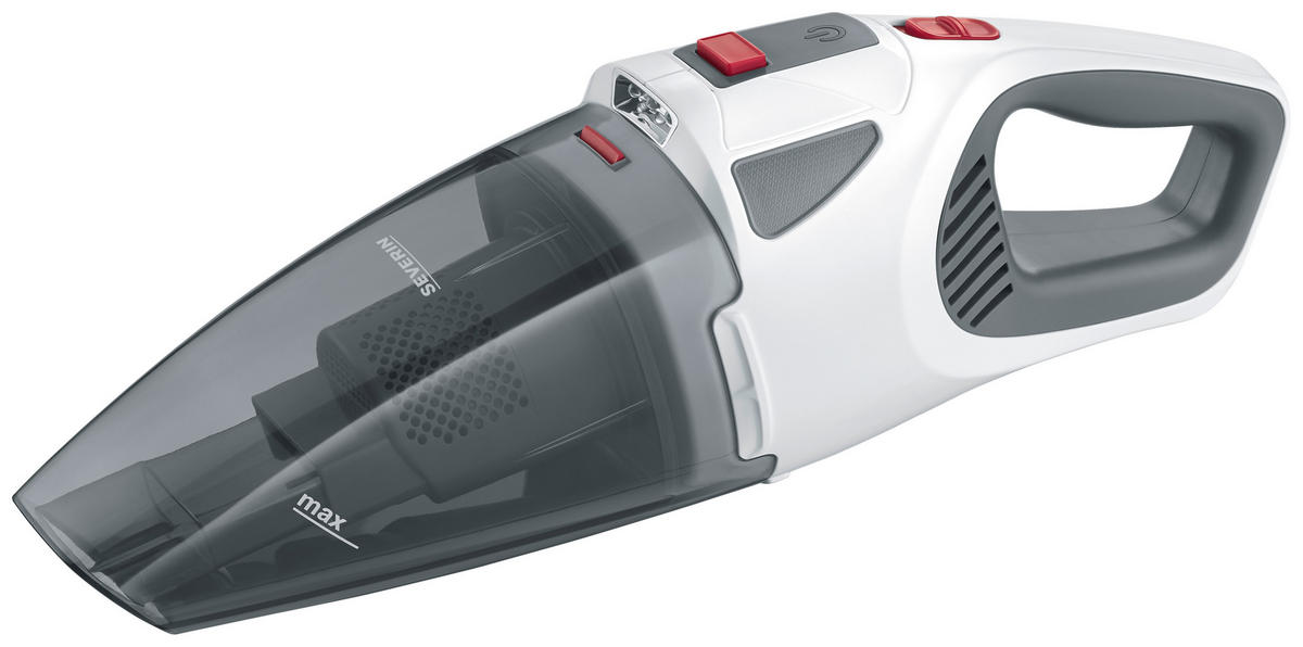 AKKU-BODENSTAUBSAUGER Severin 4 in 1 Akkuhandstaubsauger  - Weiß/Grau, Trend, Kunststoff (44/13,5/12,5cm) - Severin