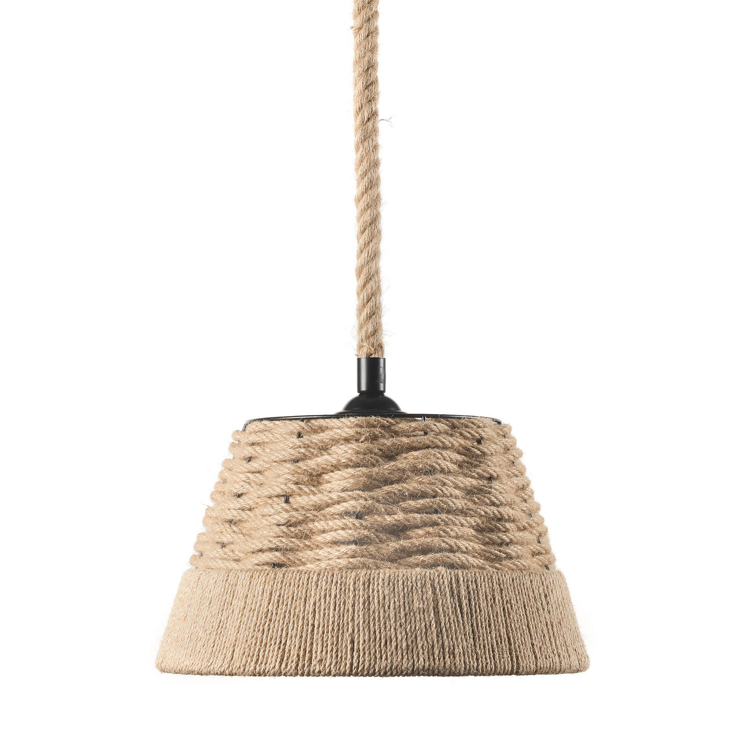 HÄNGELEUCHTE 36/136 cm  - Beige, Natur, Naturmaterialien/Textil (36/136cm)