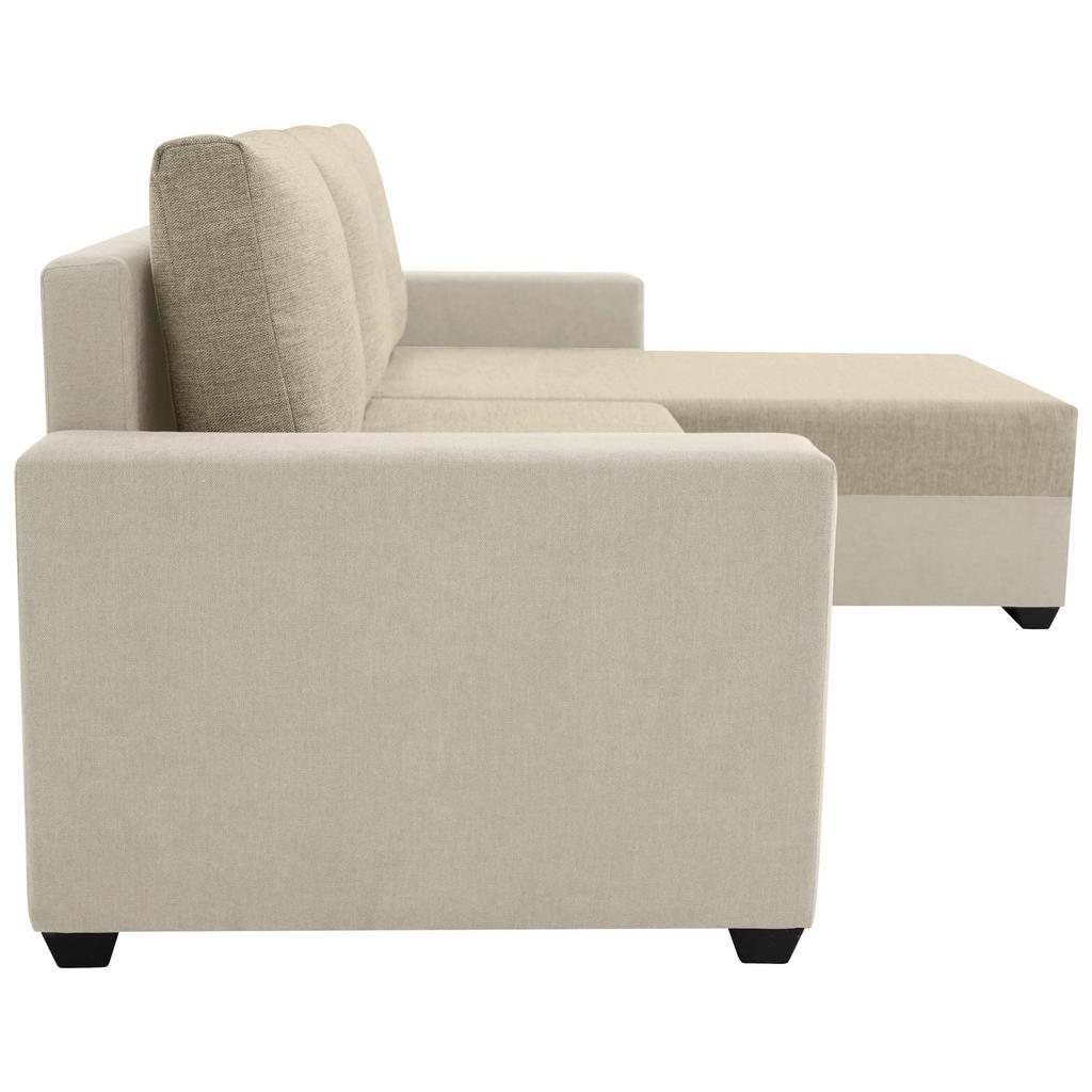 Thumbnail - Livetastic Ecksofa, Beige, Textil, 3-Sitzer, seitenverkehrt montierbar, 252x155 cm, Schlafen auf Sitzhöhe, Wohnzimmer, S...