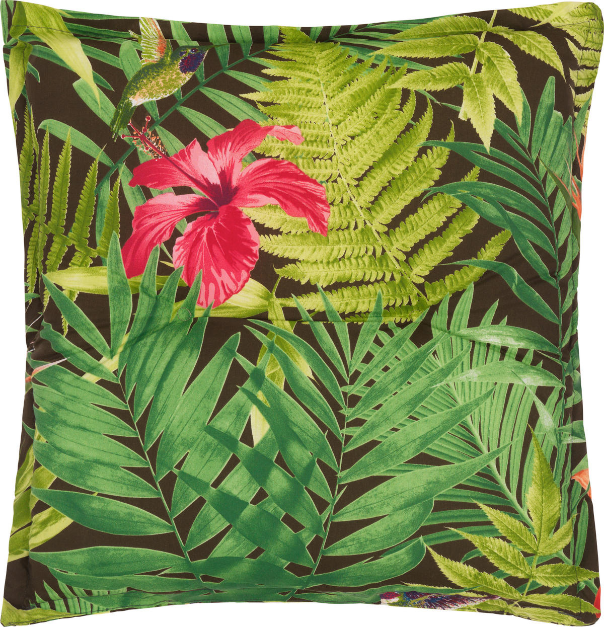 SITZKISSEN   50/7/50 cm  - Dunkelgrün/Hellgrün, Design, Textil (50/7/50cm)