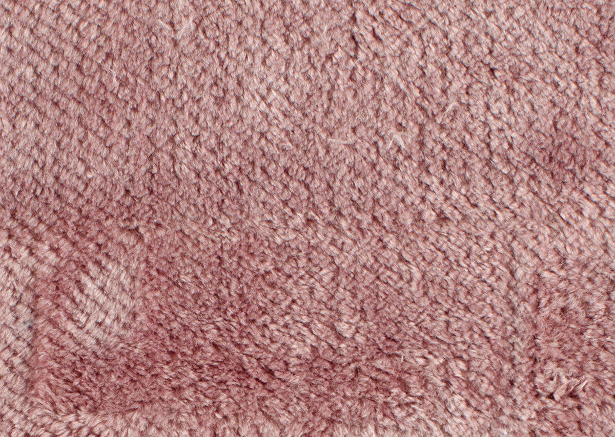 ECKSOFA Rosa Chenille  - Schwarz/Rosa, KONVENTIONELL, Kunststoff/Textil (272/168cm) - Carryhome