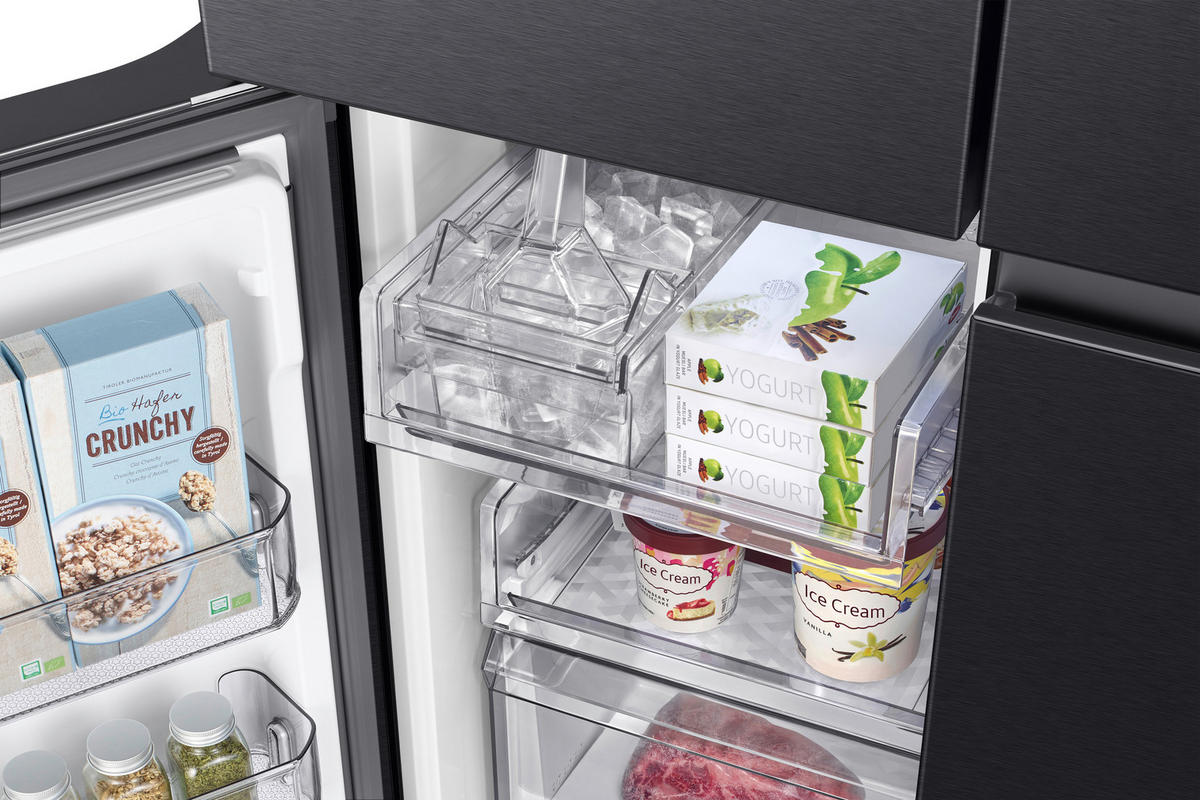 FRENCH-DOOR 91,2/177,9/72,3 cm  - Schwarz, Trend, Glas/Kunststoff (91,2/177,9/72,3cm) - Samsung