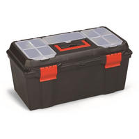 WERKZEUGKOFFER  - Rot/Schwarz, Design, Kunststoff (29/56/27cm)