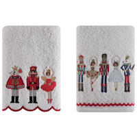 SET PEŠKIRA  bela 40/60 cm  - bela, Dizajnerski, tekstil (40/60cm) - X-Mas