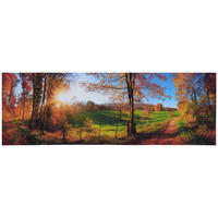 LEINWANDBILD Landschaft & Natur  - Multicolor, Natur, Holz/Papier (180/60/3cm) - Euroart