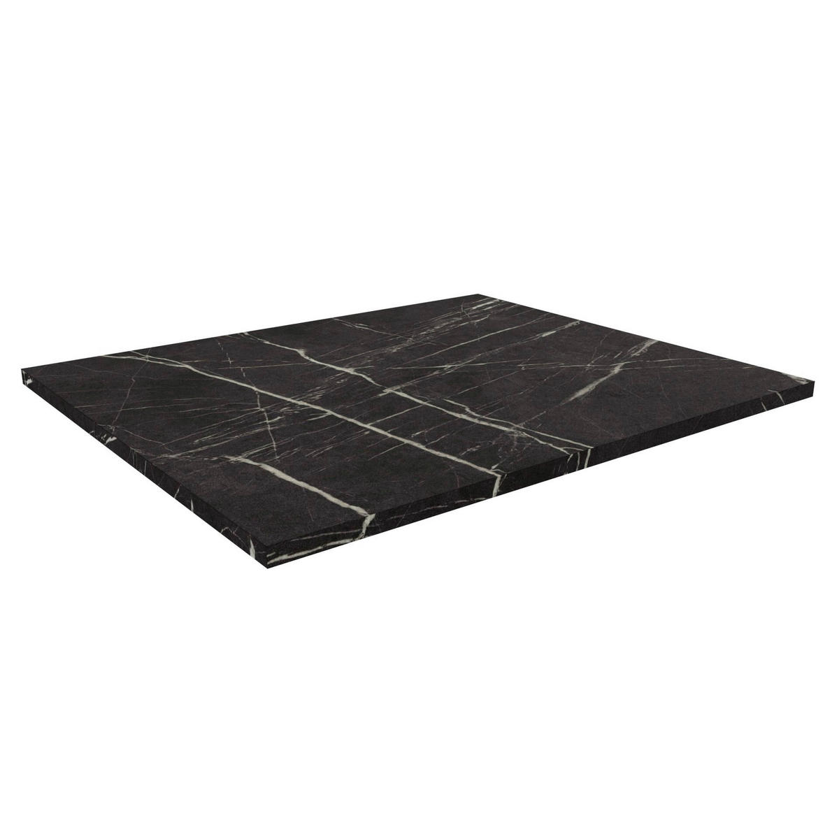 WASCHTISCHKOMBI  - Schwarz/Weiß, MODERN, Keramik/Holzwerkstoff (100,5/53/46cm) - Voleo