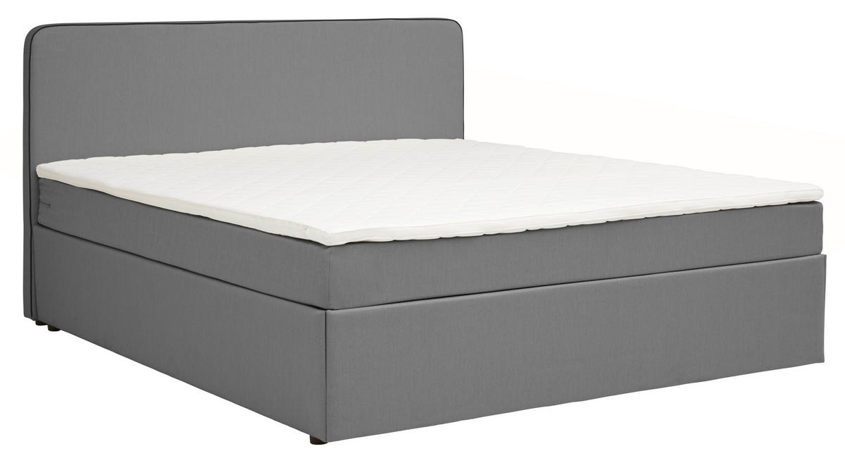 BOXBETT 180/200 cm  in Grau  - Grau, KONVENTIONELL, Holz (180/200cm) - P & B